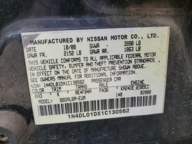 2001 Nissan Altima XE