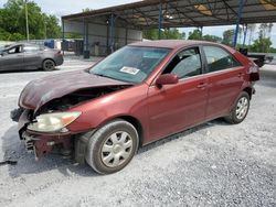 Toyota salvage cars for sale: 2002 Toyota Camry LE