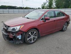 Subaru salvage cars for sale: 2016 Subaru Legacy 2.5I Limited