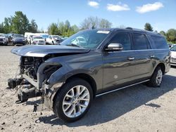 Ford Expedition salvage cars for sale: 2018 Ford Expedition Max Limited