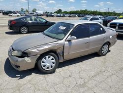 Salvage cars for sale from Copart Indianapolis, IN: 2001 Toyota Corolla CE