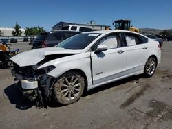 Salvage cars for sale from Copart San Martin, CA: 2017 Ford Fusion SE Hybrid