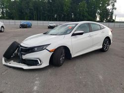 Salvage cars for sale from Copart Dunn, NC: 2020 Honda Civic EX