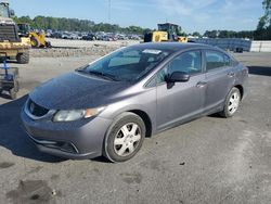 Salvage cars for sale from Copart Dunn, NC: 2015 Honda Civic LX