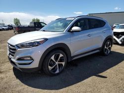 Salvage cars for sale from Copart Rocky View County, AB: 2017 Hyundai Tucson Limited