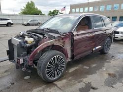 Vehiculos salvage en venta de Copart Littleton, CO: 2021 Lincoln Aviator Black Label