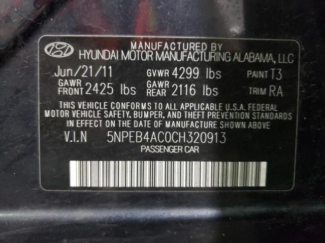 2012 Hyundai Sonata GLS