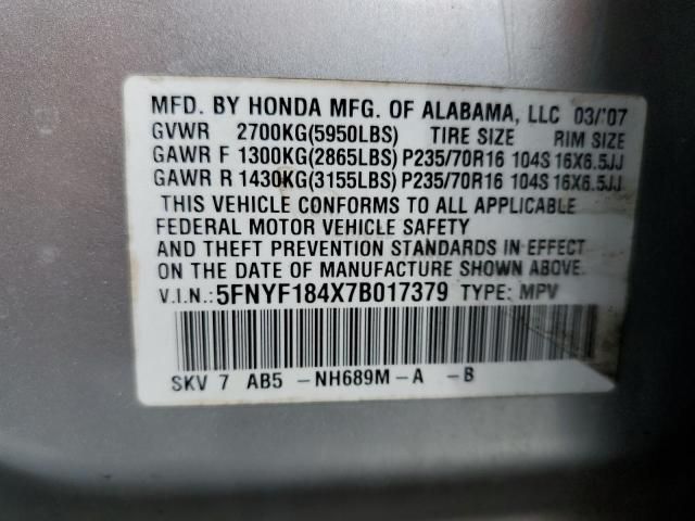 2007 Honda Pilot EX