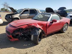 Salvage cars for sale from Copart San Martin, CA: 2017 Fiat 124 Spider Classica