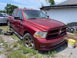 Salvage cars for sale from Copart Lebanon, TN: 2012 Dodge RAM 1500 ST