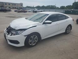 Honda salvage cars for sale: 2018 Honda Civic LX