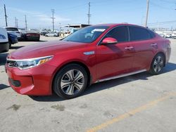 KIA Optima Hybrid salvage cars for sale: 2018 KIA Optima Hybrid