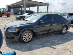 Vehiculos salvage en venta de Copart West Palm Beach, FL: 2013 Volkswagen Passat S
