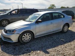 Salvage cars for sale from Copart Franklin, WI: 2015 Volkswagen Jetta Base