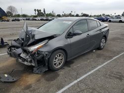 Salvage cars for sale from Copart Van Nuys, CA: 2016 Toyota Prius