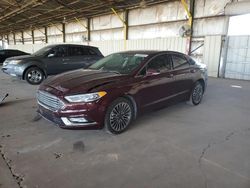 Salvage cars for sale from Copart Phoenix, AZ: 2017 Ford Fusion Titanium