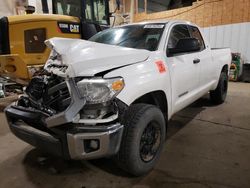 Salvage cars for sale from Copart Anchorage, AK: 2014 Toyota Tundra Double Cab SR/SR5