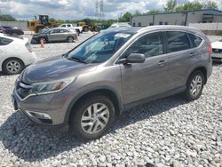 Honda CR-V EXL salvage cars for sale: 2016 Honda CR-V EXL