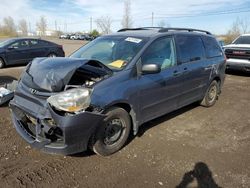 Salvage cars for sale from Copart Montreal Est, QC: 2010 Toyota Sienna CE