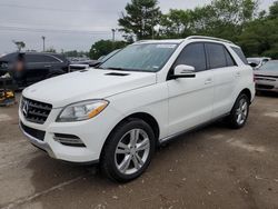 Mercedes-Benz salvage cars for sale: 2014 Mercedes-Benz ML 350 4matic