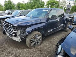 Salvage cars for sale from Copart Marlboro, NY: 2023 Toyota Tundra Crewmax Capstone