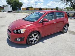 Chevrolet Sonic salvage cars for sale: 2012 Chevrolet Sonic LTZ