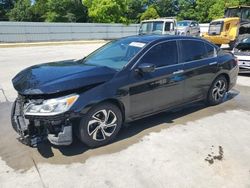 Honda salvage cars for sale: 2017 Honda Accord LX