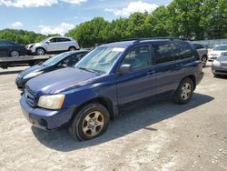 Toyota Highlander salvage cars for sale: 2001 Toyota Highlander