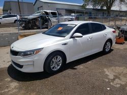 KIA salvage cars for sale: 2016 KIA Optima LX