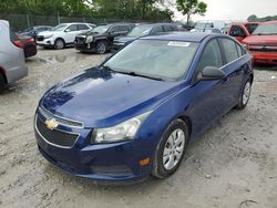 Chevrolet salvage cars for sale: 2012 Chevrolet Cruze LS