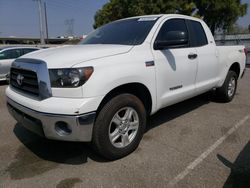 Salvage cars for sale from Copart Rancho Cucamonga, CA: 2008 Toyota Tundra Double Cab