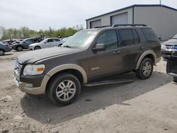 Salvage cars for sale from Copart Duryea, PA: 2008 Ford Explorer Eddie Bauer