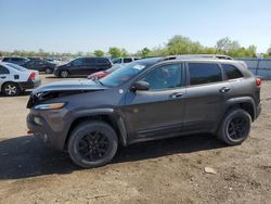Salvage cars for sale from Copart Ontario Auction, ON: 2017 Jeep Cherokee Trailhawk