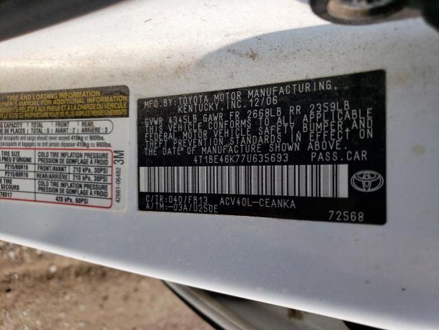 2007 Toyota Camry CE