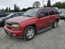 Chevrolet Trailblazer salvage cars for sale: 2002 Chevrolet Trailblazer