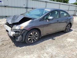 Salvage cars for sale from Copart Walton, KY: 2013 Honda Civic EXL