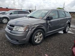 Dodge Journey salvage cars for sale: 2013 Dodge Journey SE