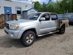 Salvage cars for sale from Copart Lyman, ME: 2005 Toyota Tacoma Double Cab