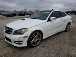 Salvage cars for sale from Copart West Warren, MA: 2013 Mercedes-Benz C 250