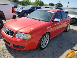 Audi RS6 salvage cars for sale: 2003 Audi RS6