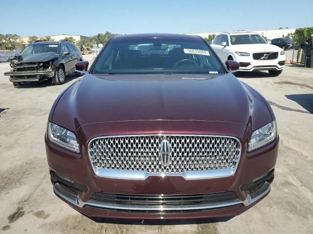 2017 Lincoln Continental Select