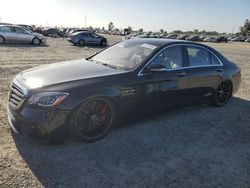 Mercedes-Benz salvage cars for sale: 2018 Mercedes-Benz S 63 AMG 4matic