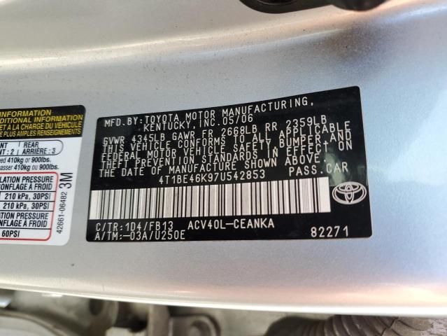 2007 Toyota Camry CE