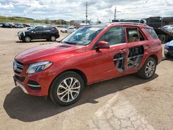 Salvage cars for sale from Copart Colorado Springs, CO: 2016 Mercedes-Benz GLE 350 4matic