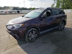 Toyota Rav4 LE salvage cars for sale: 2018 Toyota Rav4 LE