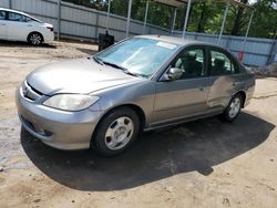 Honda Civic salvage cars for sale: 2005 Honda Civic Hybrid