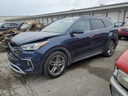 Salvage cars for sale from Copart Louisville, KY: 2018 Hyundai Santa FE SE Ultimate