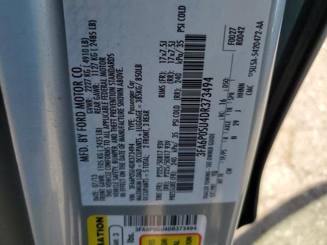 2013 Ford Fusion Titanium Phev