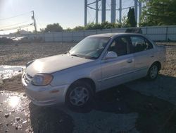 Hyundai Accent GL salvage cars for sale: 2004 Hyundai Accent GL