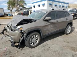 Jeep Cherokee Latitude salvage cars for sale: 2021 Jeep Cherokee Latitude